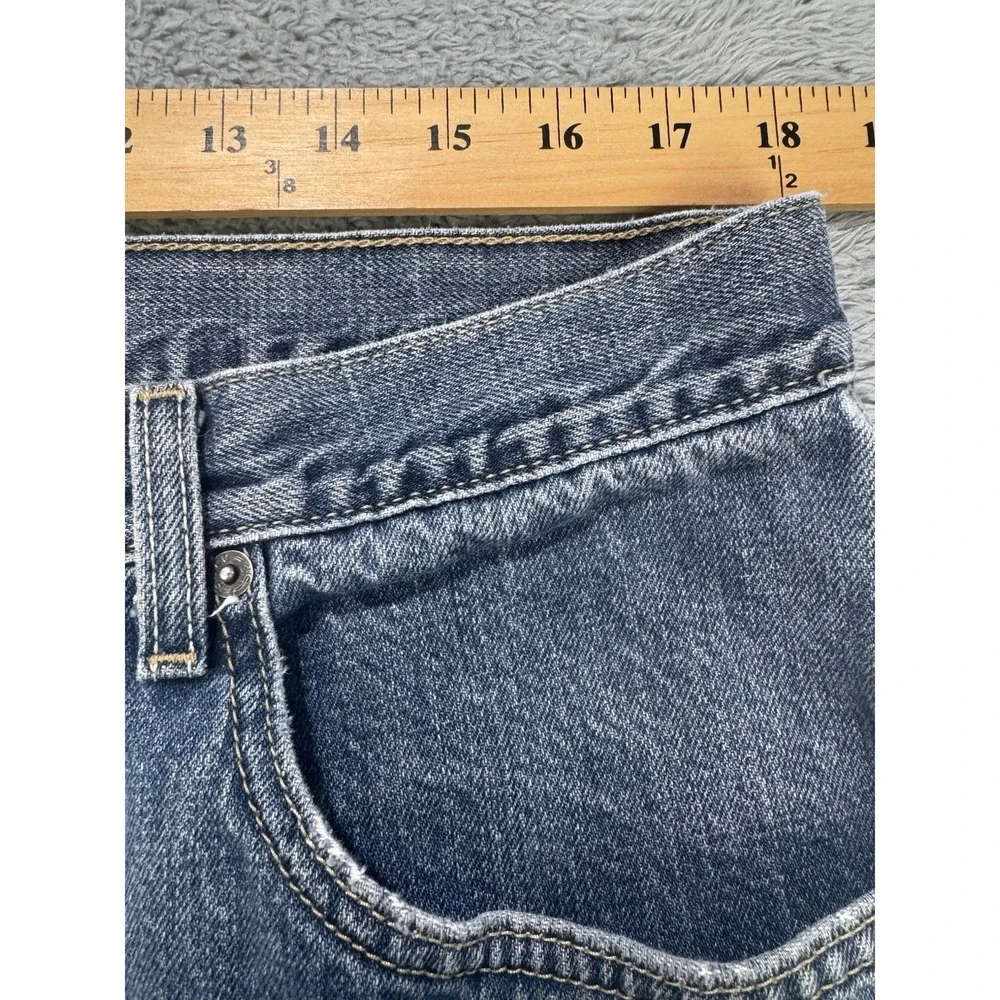 VTG Levis 569 Jeans Men‎ 36x32 Blue Loose Baggy Straight Distress Denim Y2K 04'